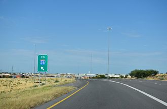 US 59 south at IH 69W - Laredo, TX