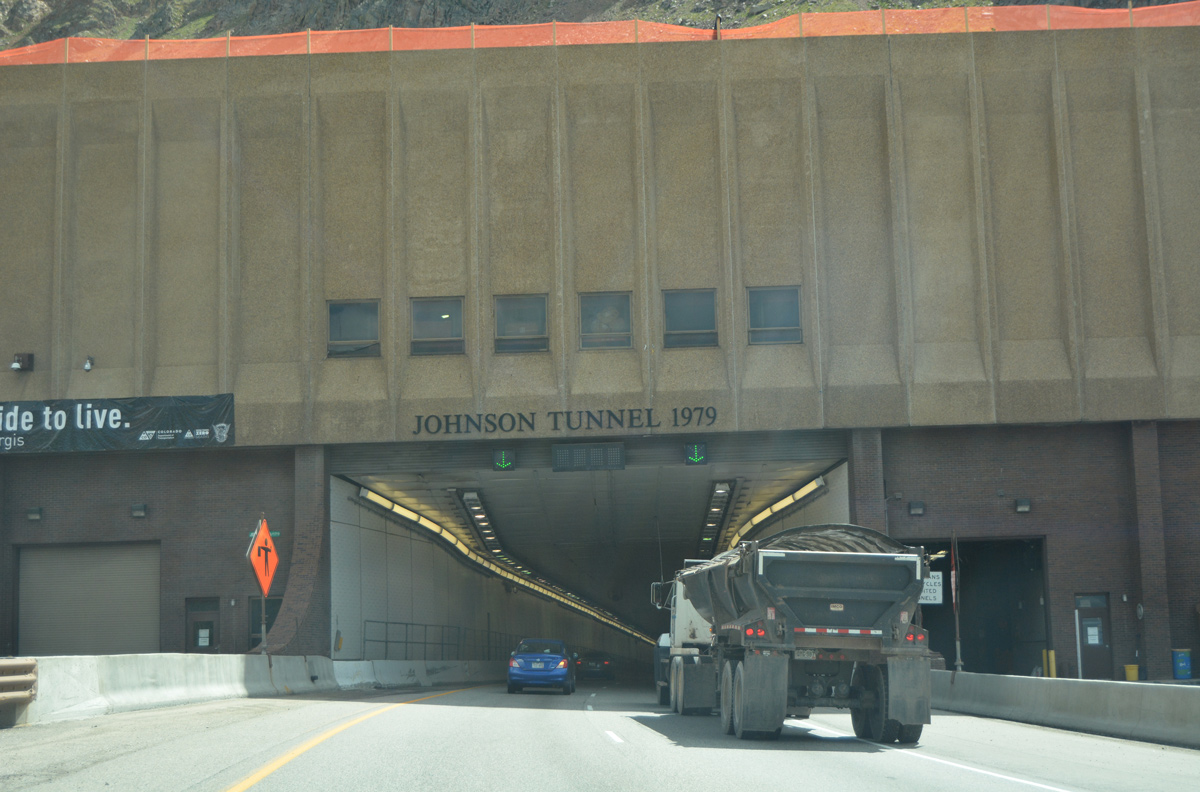 I-70 east - Eisenhower Tunnel, CO