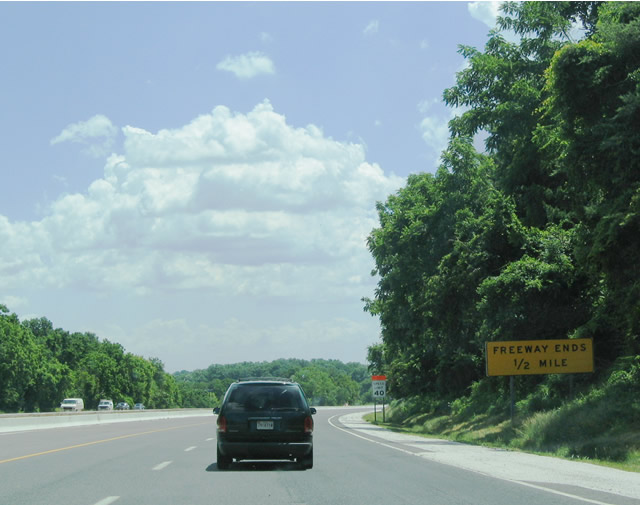 I-70 east at MD 122/Security Blvd - Woodlawn