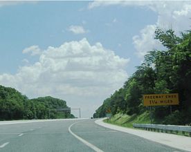 I-70 east at MD 122/Security Blvd - Woodlawn