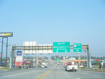 I-70/US 30 west - Breezewood, PA