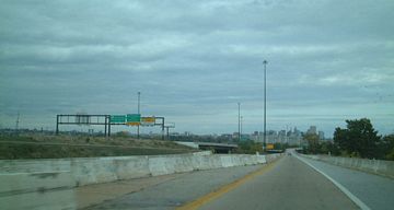 I-95 at the proposed end of I-70 in Baltimore, MD - 2001