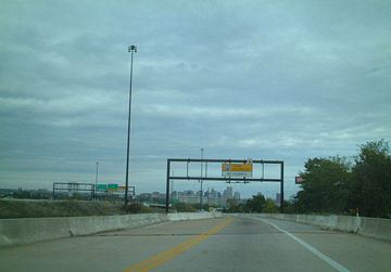 I-95 at the proposed end of I-70 in Baltimore, MD - 2001