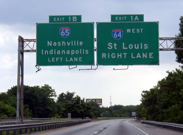 I-71 south at I-64/65 - 2003
