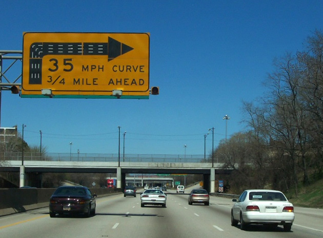 I-90 east at SR 2 - Cleveland, OH