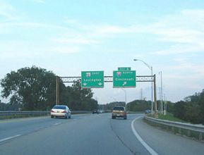 I-64 east at I-71 - 2005
