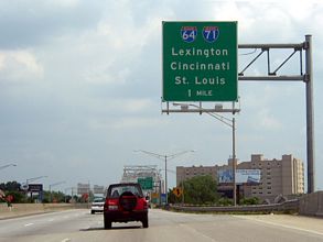 I-65 south at I-64/71 - 2003