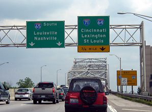 I-65 south at I-64/71 - 2003