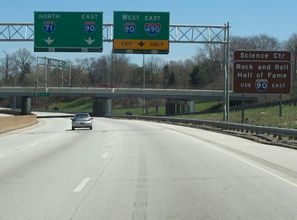I-71 north at I-90/490 - 2006