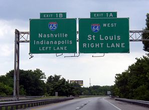 I-71 south at I-64/65 - 2003