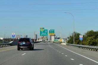 I-71 south at I-64/65 - Louisville, KY