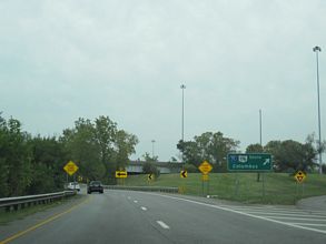 I-90 east at I-71/490 - Cleveland, OH