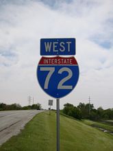 I-72 west of Church St - Champaign, IL