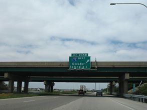 I-57 north at I-72 - Champaign, IL
