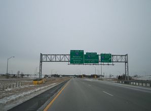 I-57 south at I-72 - Champaign, IL