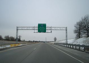 I-57 south at I-72 - Champaign, IL