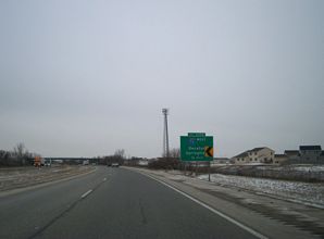 I-57 south at I-72 - Champaign, IL