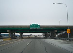 I-57 south at I-72 - Champaign, IL