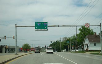 Mathis Av north at Church St - Champaign, IL