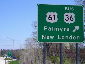 US 36 east at I-72/US 61 - Hannibal, MO