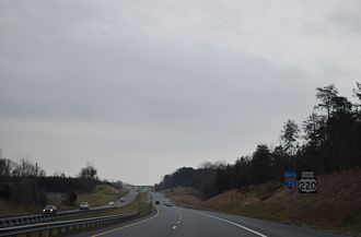 I-73/US 220 south at NC 68 - Stokesdale, NC