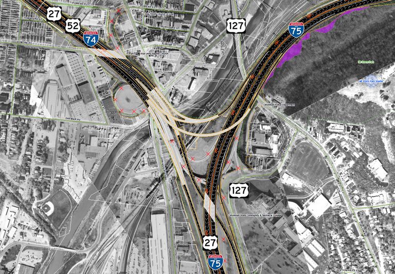 I-74/75 Interchange Design - Cincinnati, OH