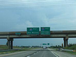 I-74 west at I-80 - 2005