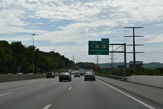 I-75 south at I-74/US 27-52 - Cincinnati, OH