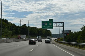 I-75 south at I-74/US 27-52 - Cincinnati, OH
