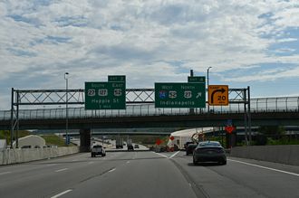 I-75 south at I-74/US 27-52 - Cincinnati, OH
