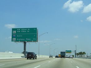 SR 826 north at I-75 - 2006