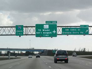 I-75 south at SR 826 - 2003