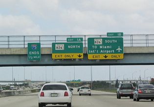 I-75 south at SR 826 - 2003