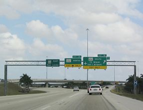 I-75 south at SR 826 - 2003