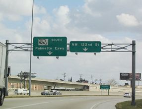 I-75 south at SR 826 - 2003