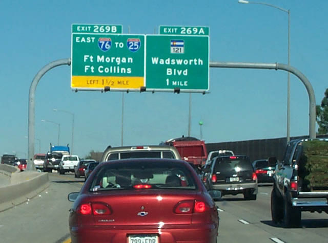 I-70 east at I-76 - 2002