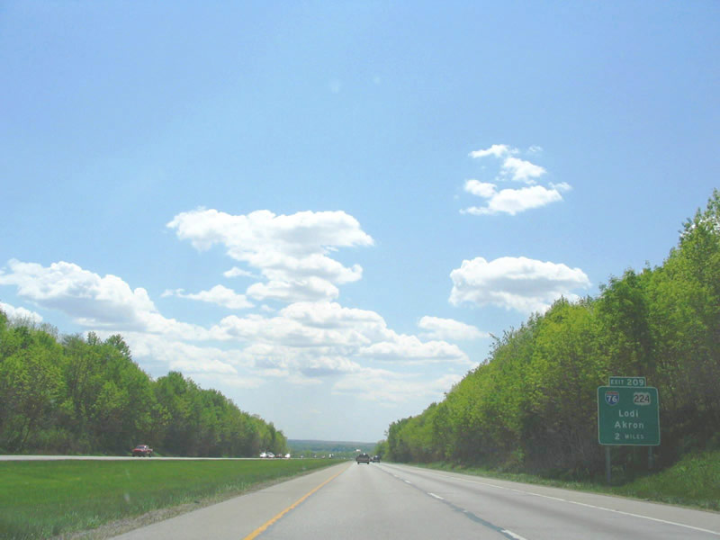 I-71 south at I-76/US 224 - 2005