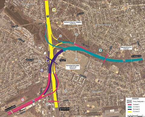 I-76/295 Direct Connection interchange layout
