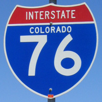 Interstate 76 (Western) shield representation