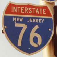 Interstate 76 (Eastern) shield representation