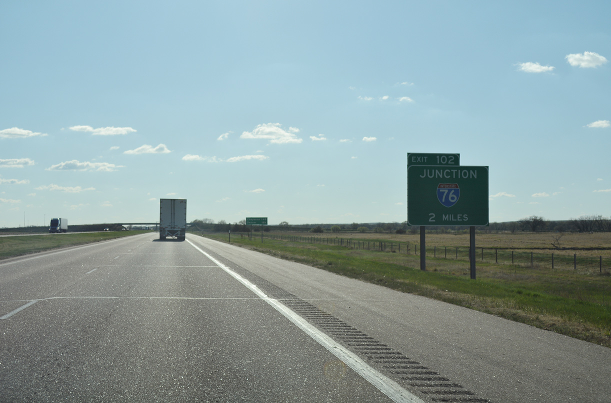 I-80 west at I-76 - Big Springs, NE
