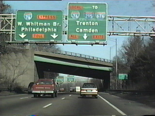 NJ Route 42 north at I-76/295 - 1995
