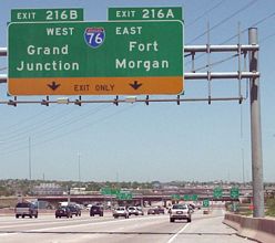 I-25 north at I-76 - 2001