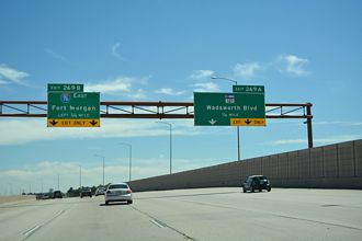 I-70 east at I-76 - Wheat Ridge, CO