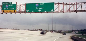 I-70 east at I-76 - 2001