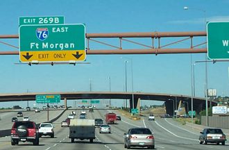 I-70 east at I-76 - 2002