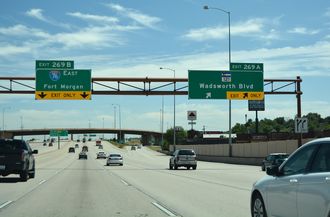 I-70 east at I-76 - Wheat Ridge, CO