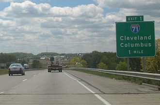 I-76/US 224 west at I-71 - 2002