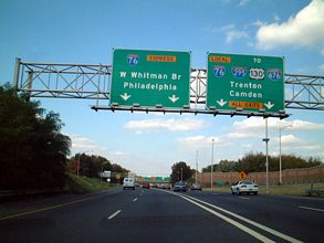 I-76 west at I-295 - 2001