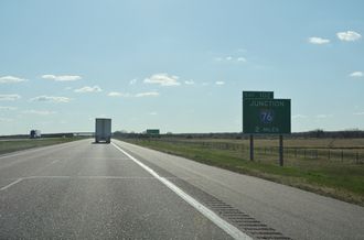 I-80 west at I-76 - Big Springs, NE